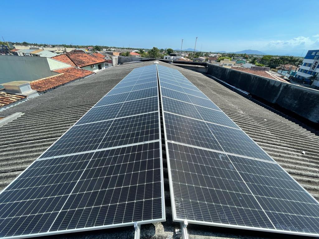 Usina com 24 módulos